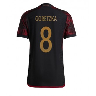 Tyskland Leon Goretzka #8 Borta Kläder VM 2022 Kortärmad